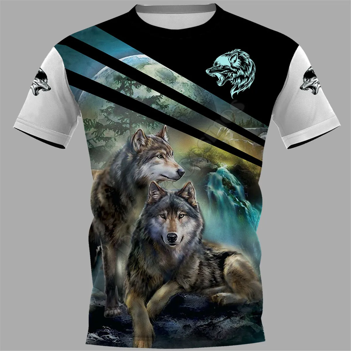 Wolf 3D Printed t shirts women for men Summer Casual Tees Short Sleeve T-shirts Funny Short Sleeve Drop Shipping