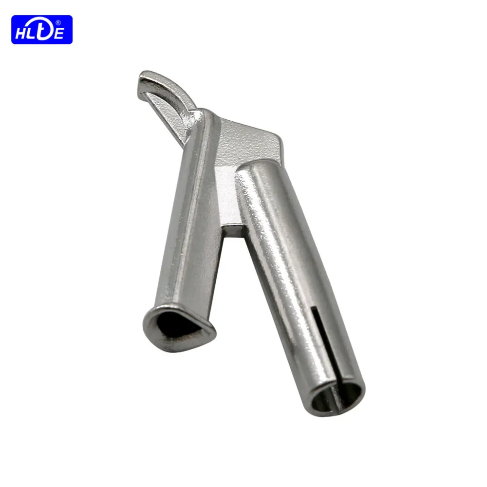 HLTE 6*6*8mm 삼각형 속도 용접 노즐, 뜨거운 공기 총 열 총 플라스틱 용접기 용접 PP/PE/pvc에 대 한 5mm 라운드 노즐 팁
