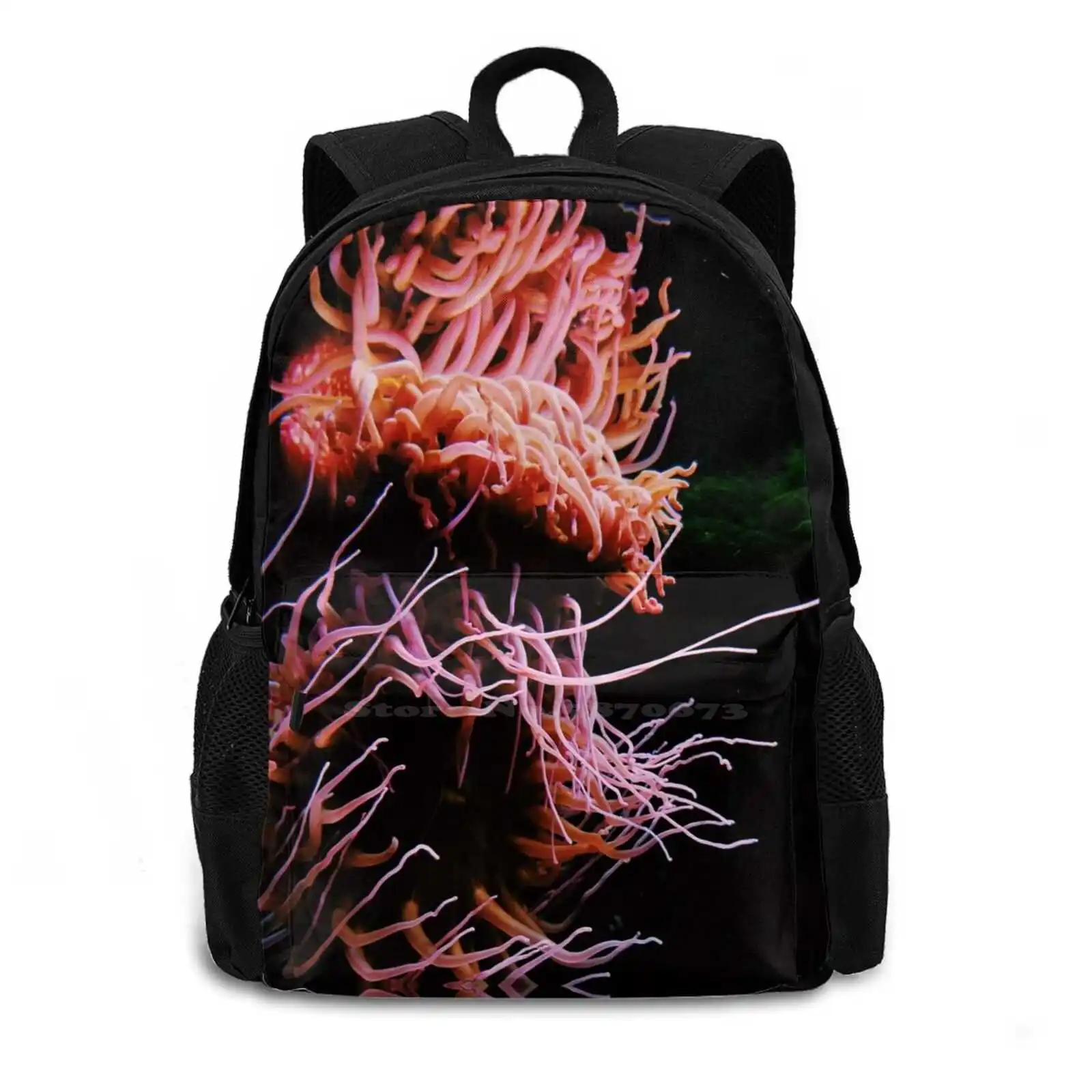 Sea Life Hot Sale Schoolbag Backpack Fashion Bags Aquarium Seattle Sea Anemone Salt Water Ocean Life Sea Life