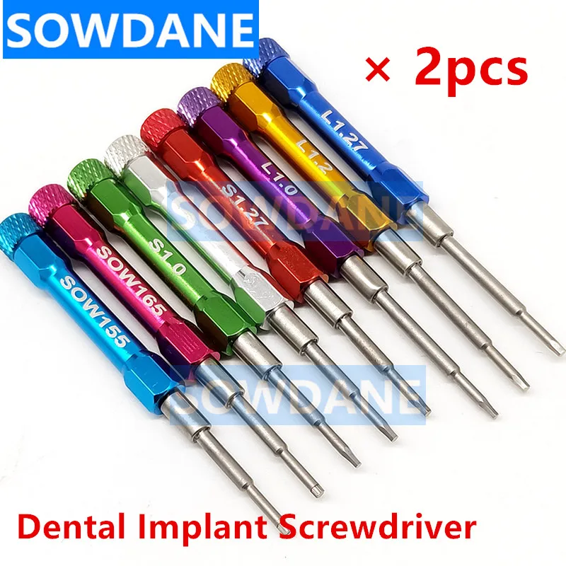 

2pcs Dental Implant Screw Driver for Implants System Micro Screwdriver Tools Dentist Dentistry Lab Laboratory Instrument