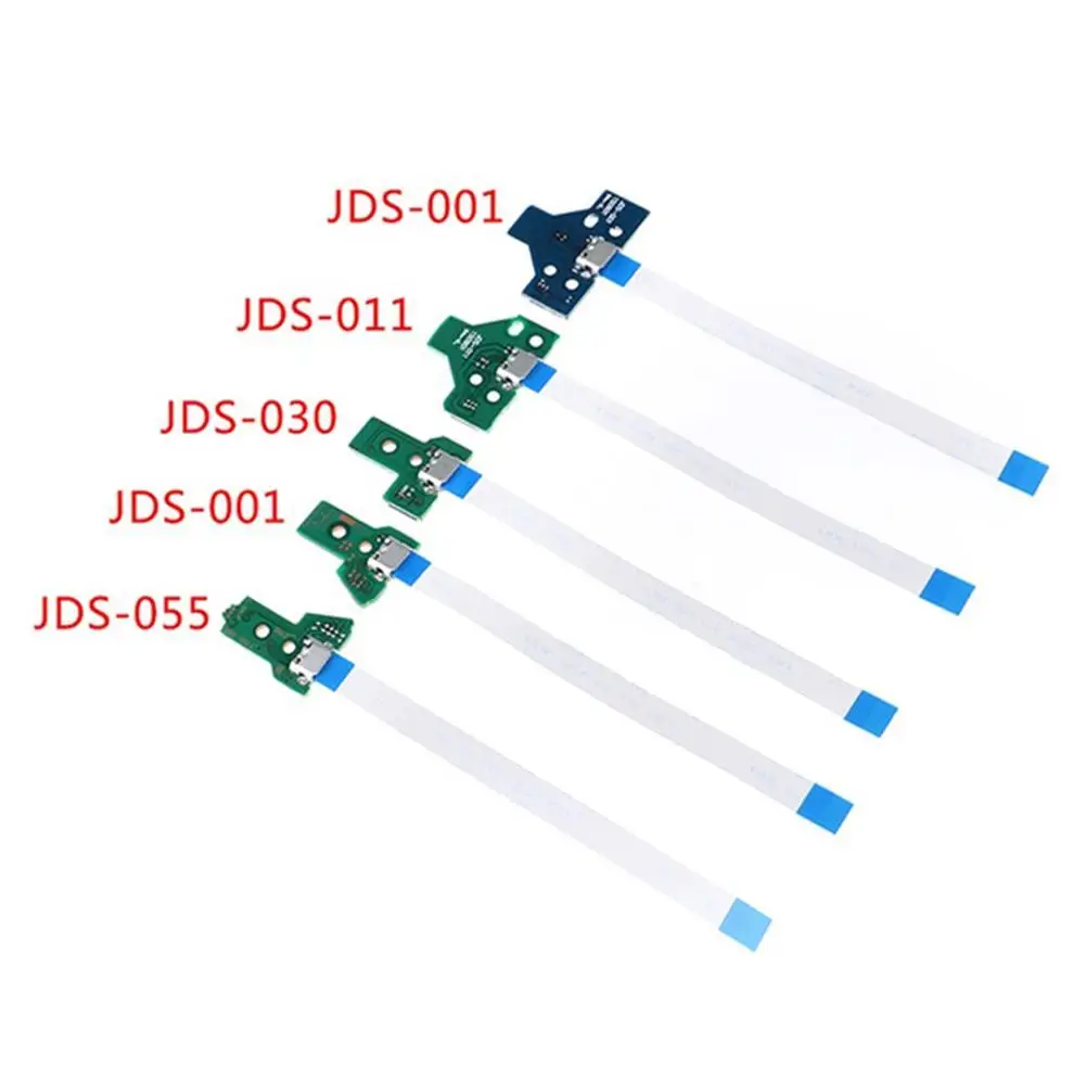 For PS4 Controller Micro USB Charging Socket Port Circuit JDS-040 Board  USB Charging Port Socket Circuit Board For 12Pin JDS