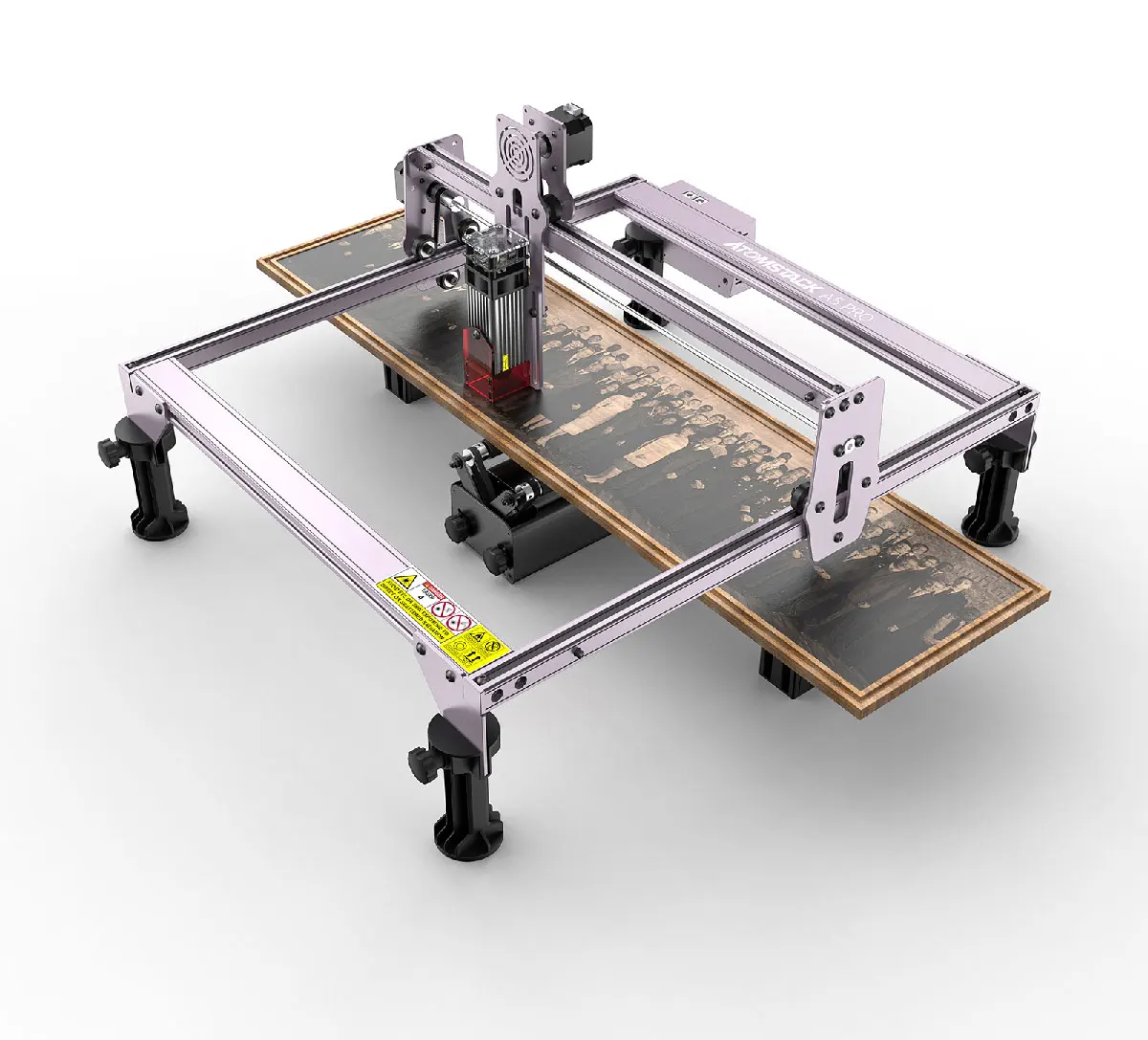 Atomstack a5 pro 40w máquina de gravura do laser máquina de gravura do gravador do lazer impressora com rolo giratório da y-linha central para latas garrafas de ovos