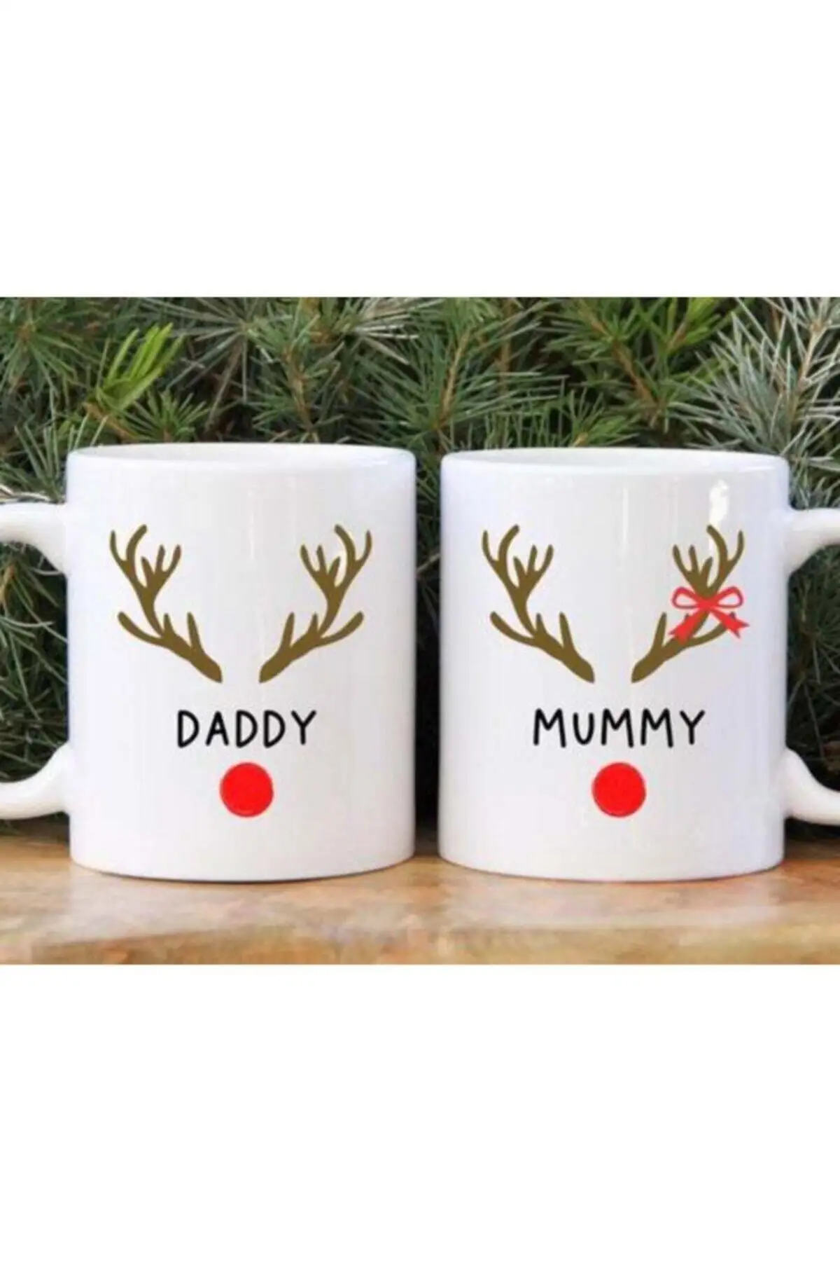 

Daddy Mommy Porcelain Cups Tea and Coffee Mugs Colorful Printed Gift Items Office and Home Decoration Hot Expresso Chocolate