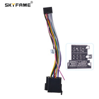 SKYFAME 16pin Car Stereo Harness Adapter Power Cable For Hyundai Accent Verna I20 Santafi Kia Soul Cerato Forte Sorento Sportage