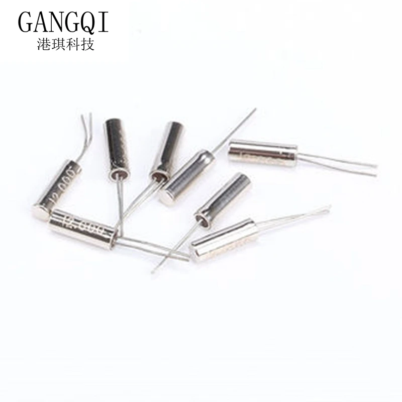 10PCS/Lot 32.768 kHz 32.768k Hz Crystal Oscillator 3 x 8 mm Cylinder 3*8mm