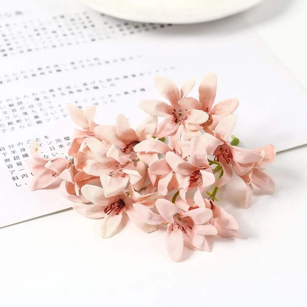 20PCs Seide Künstliche Orchidee Blumen Kopf Gefälschte Blumen Für Home Zimmer Hochzeit Dekoration DIY Vasen Girlande Geschenke Zubehör – Detail 9