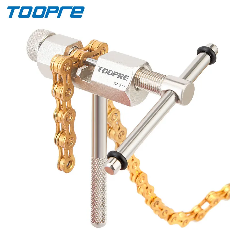 TOOPRE MTB Road Bike Chain Removal Tool Bicycle Chain Splitter Cutter Rivet Extractor Spare Pin and Chain Hook