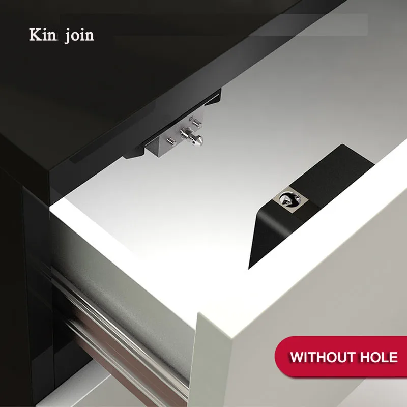 KINJOIN Invisible Hidden Type Free Open Intelligent Sensor Cabinet Lock Storage Cabinet Wardrobe Shoe Cabinet Drawer Door Lock