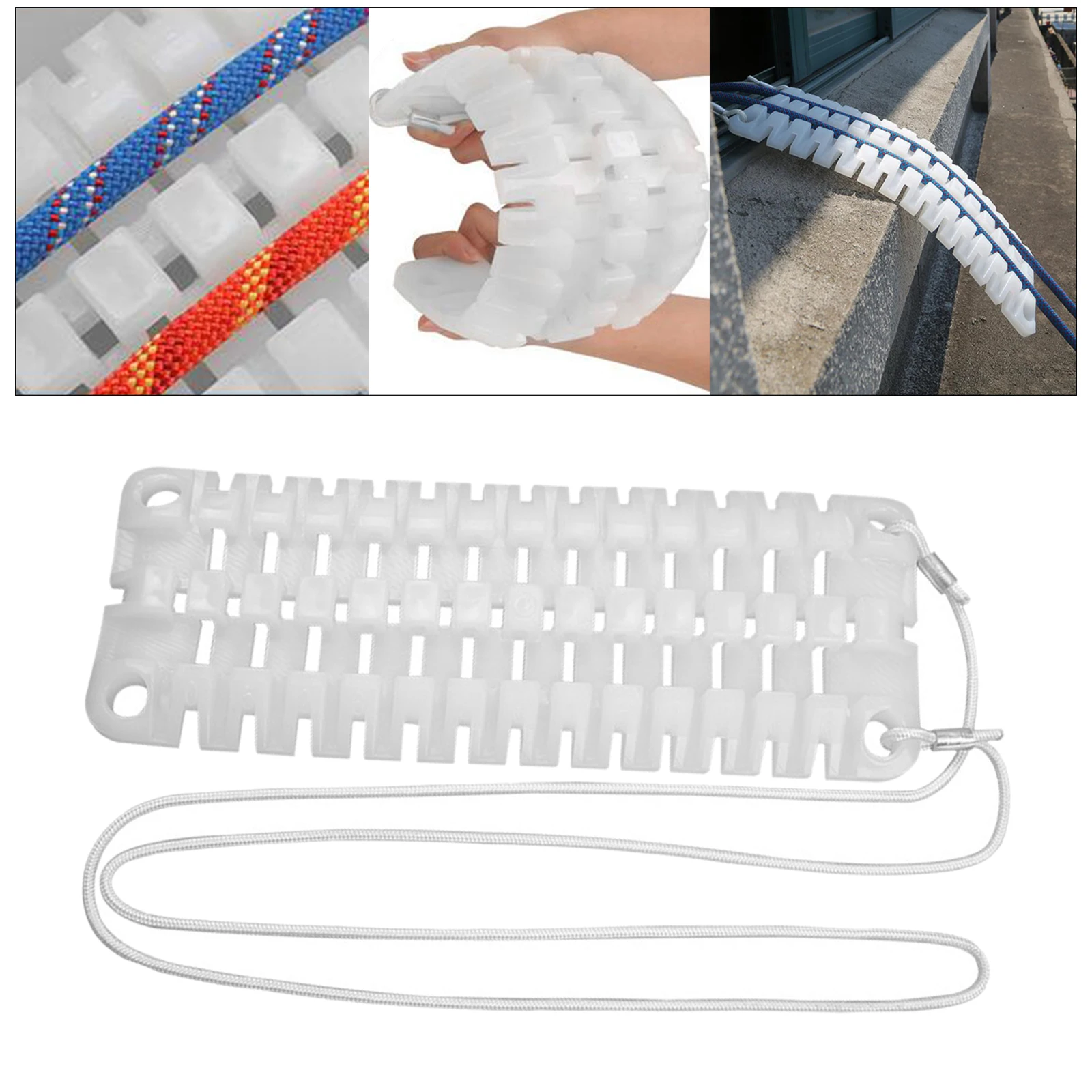 Rope Edge Protector Guard Plate Wear-Resistant Guard Plate Thickened Foldable Double Rope Sheath Edge Protector Board