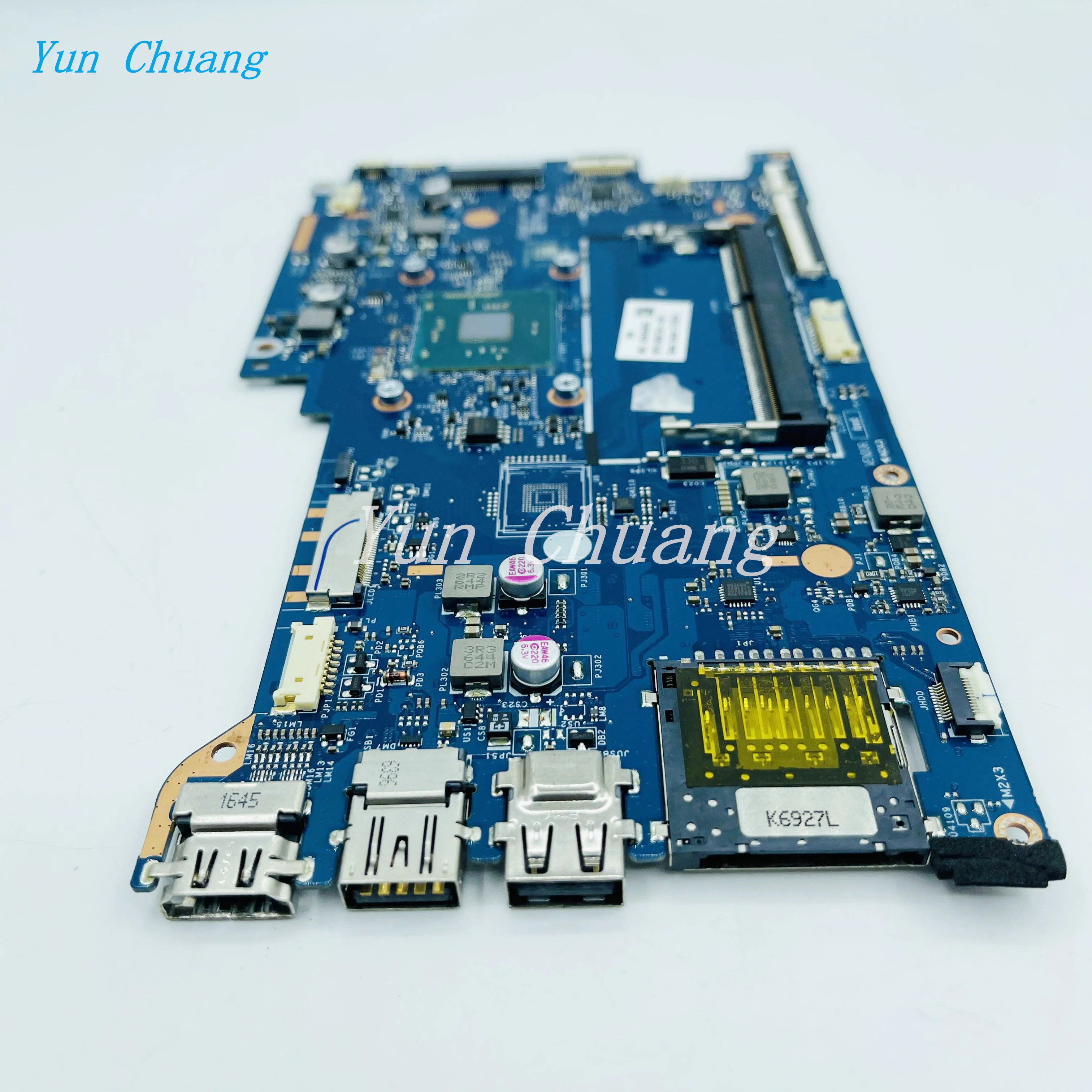 Imagem -04 - Placa-mãe Portátil para hp X360 11-ab Mainboard com Cpu Intel Celeron 906724001 906724601 Ciu10 La-e341p Ddr3l 100 Testado