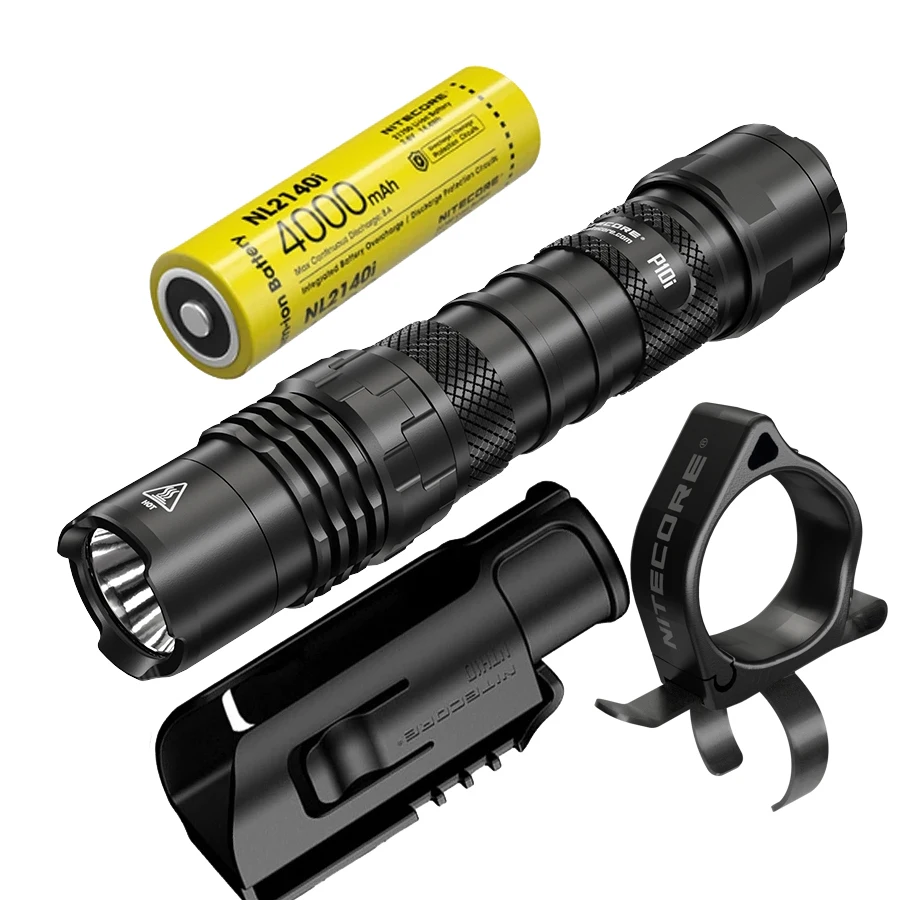 

NITECORE P10i Ultra Compact Tactical Flashlight 1800 Lumens type-c charging Rechargeable Torch Light With 21700 4000mAh battery