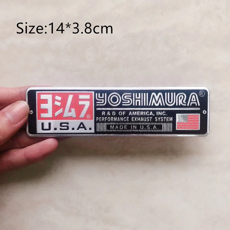 2Pcs/Set New Aluminium Alloy Motorcycle Exhaust Pipes Pipe Decal Sticker Cool Personality Scorpio Apply to Yoshimura