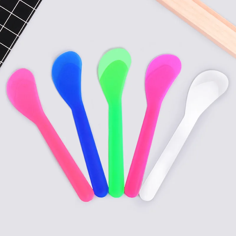 5PCS DIY Face Mask Spoon Mask Mixing Stick Cosmetic Spatula Scoop Makeup Sticks Mud for Mask Mixing Cosmetic Tool