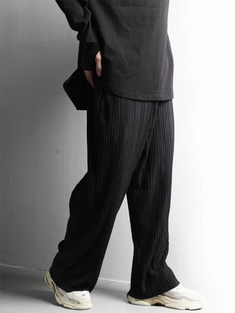 Men's Straight Pants Spring And Autumn New Classic Dark Fashion Trend Casual Versatile Loose Large Size Casual Pants