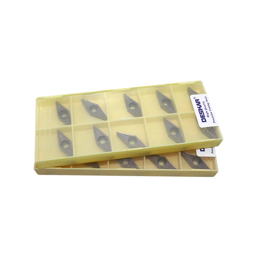 Herramienta de torneado CNC DESKAR100 % original, VBMT160404 VBMT 160408 MV LF6018, hoja de carburo, herramienta de corte