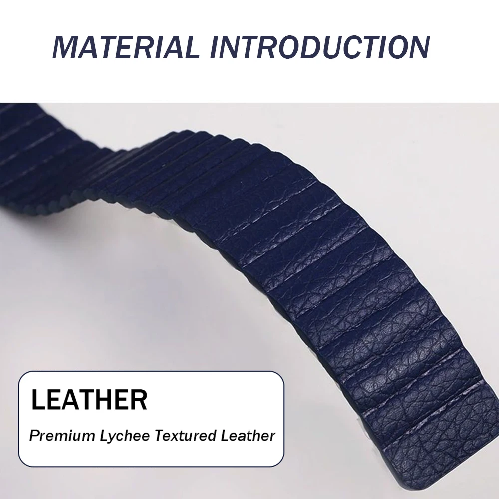 Magnetic Leather Band for Xiaomi Mi Watch Color Strap Bracelet for Xiaomi Smartwatch Color Sports Edition Replacement Watchband image 4