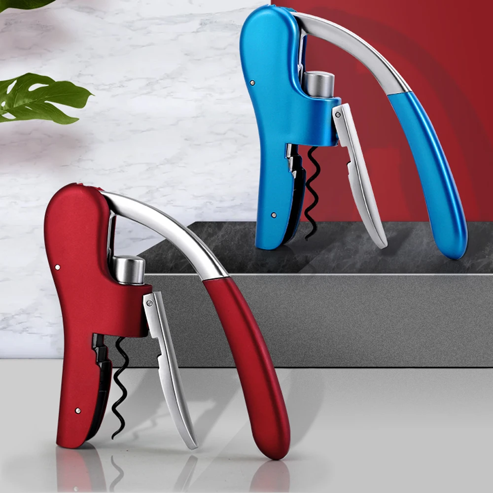 Professional Wine Opener Wine Bottle Corkscrew Opener with Foil Cutter Premium Rabbit Lever Corkscrew for Wine Kitchen Tools