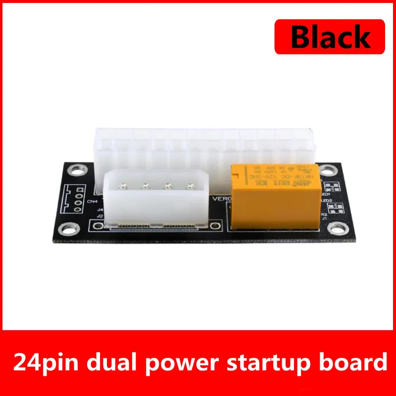 Dual Psu Voeding Riser Kabel ADD2PSU Atx 24Pin Te 4pin Molex Synchrone Connector Adapter Voor Mijnwerker