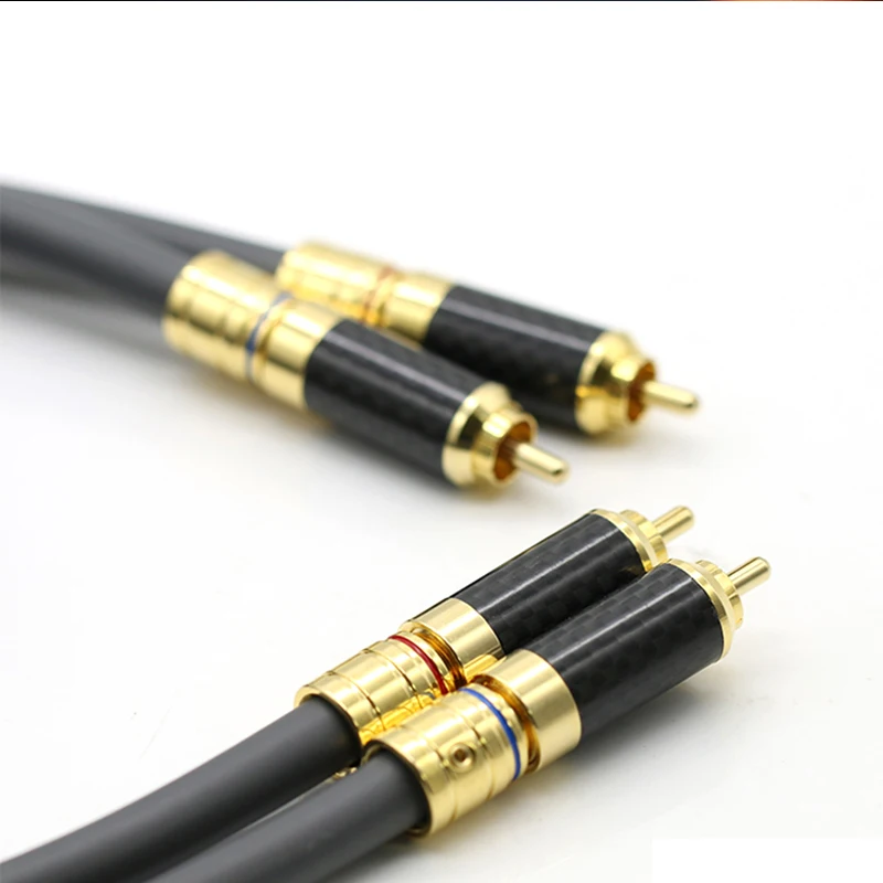 Monster M850SW signal line HiFi hi-end hiend single crystal copper audio line RCA lotus audio cable