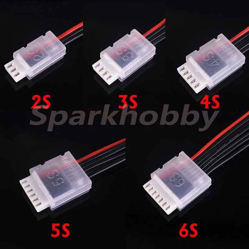 10PCS Sparkhobby AB fibbia clip 2S 3S 4s 5s 6S modello batteria al litio bilanciamento testa protettore spina di bilanciamento connettore protettore