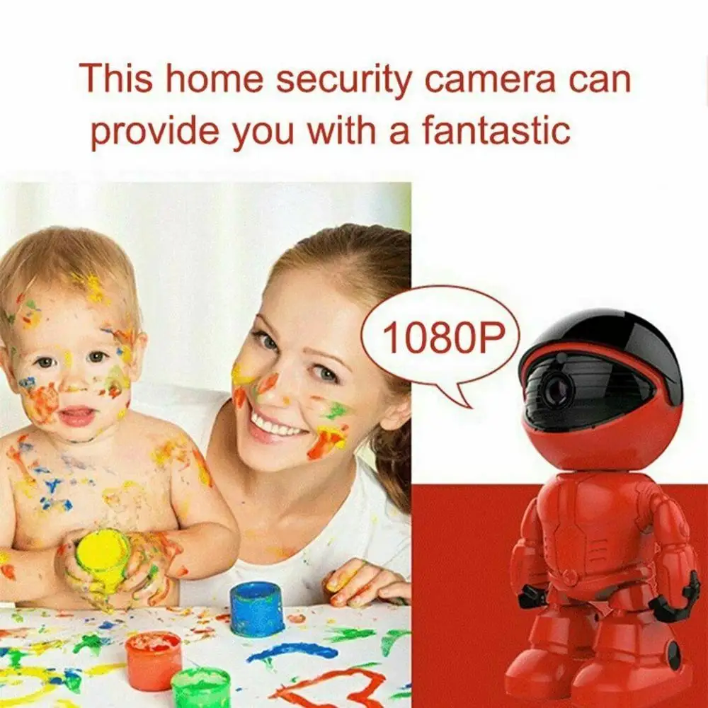 New 1080P HD Wireless IP Camera Wifi Robot Camera Night Vision Camera