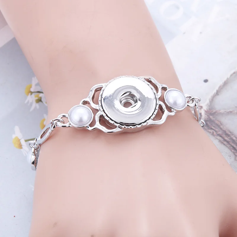 2020 Snap Schmuck Armband Magnet Uhren Frauen Druckknopf Schmuck Neue Vintage 18mm Metall Druckknopf Armband