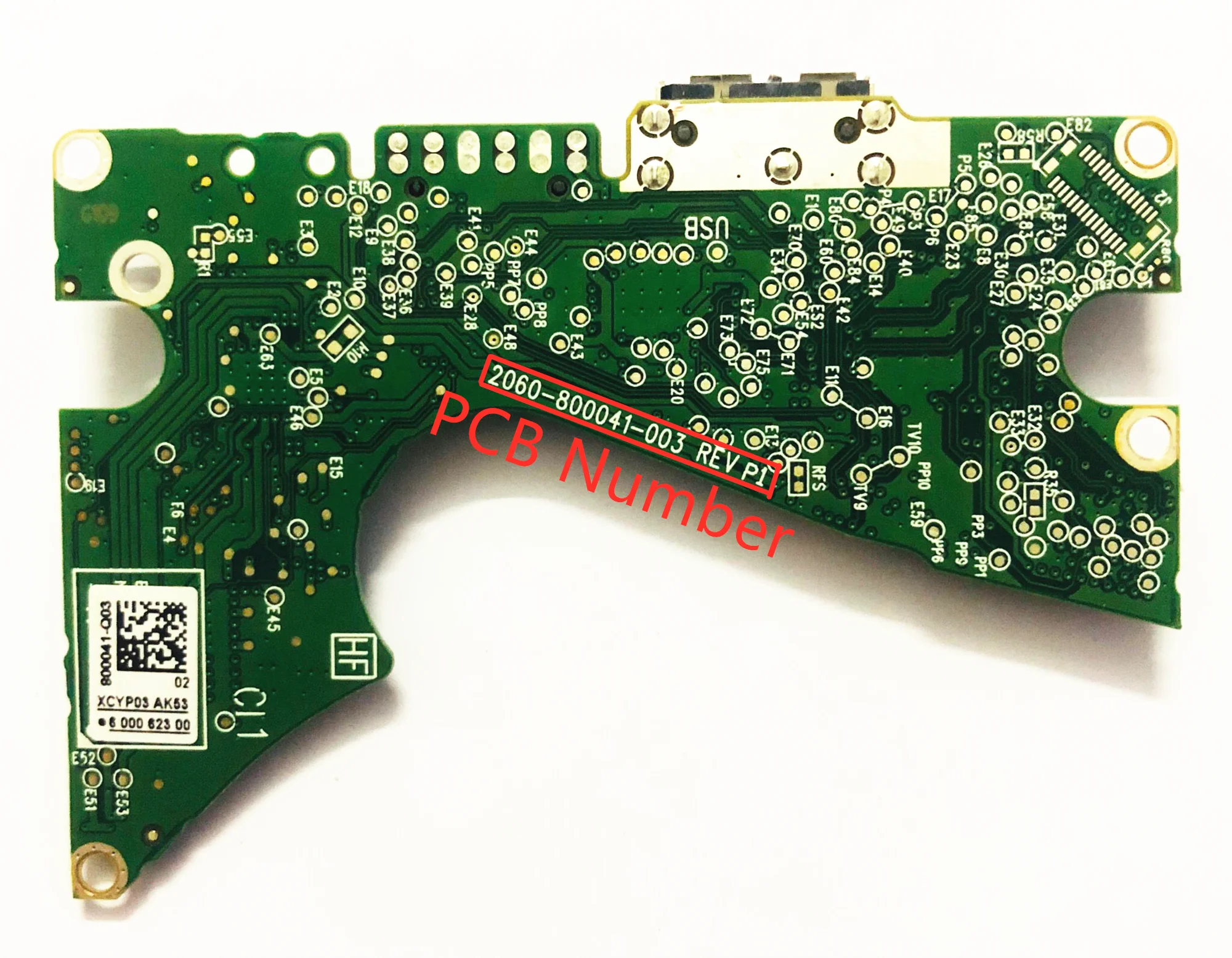 HDD PCB : 2060-800041-003 REVP1 WD 4T USB3.0 WD40NMZW-11GX6S1/، 2060 800041 003 ، USB3.0 800041-J03 #3