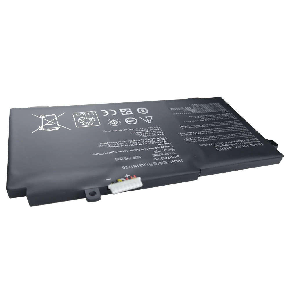 Imagem -06 - Bateria do Portátil para Asus Fx504gd B31n1726 Fx504gm Fx80gd Fx80gm Fx86fm Fx86fe Fx504ge Fx505 Tuf565gd Tuf554g Fit Notebook 48wh
