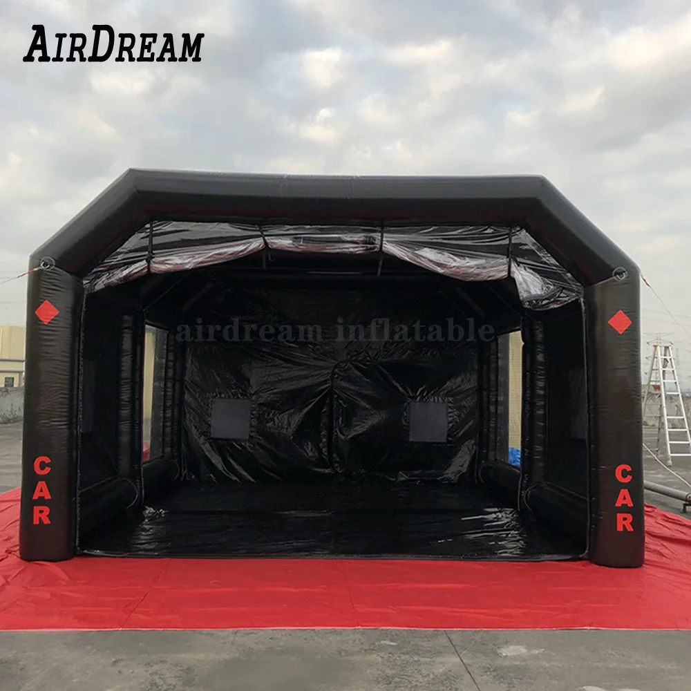 2020 nuovo arrivo officina Mobile sigillato ad aria PVC gonfiabile auto cabina di verniciatura tenda e garage in vendita