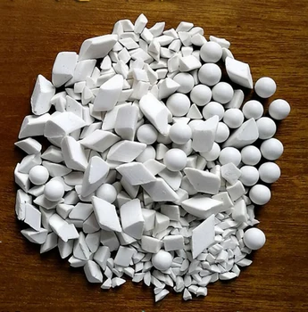 Bola de cerámica de alto alumina para pulido fino, 0,5 kg, bolas de pulido, desbarbado, abrasivo, cuentas de pulido de acero inoxidable, medios