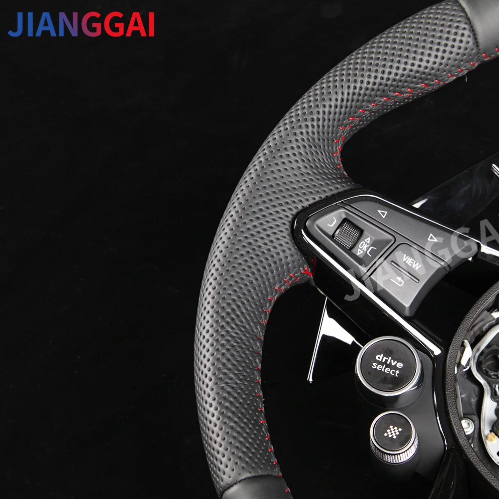 Car Steering Wheel Fit For All Audi R8 TTS TT 2010-2021 A3 A4 A5 A7 RS3 S4 Models Start Buttons Sport Wheel Custom Racing Wheel