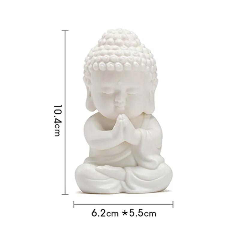 Praying Buddha Silicone Candle Mold Scented Wax Mould Decorated Epoxy Crafts Molds Aroma Gypsum Silicone Mould