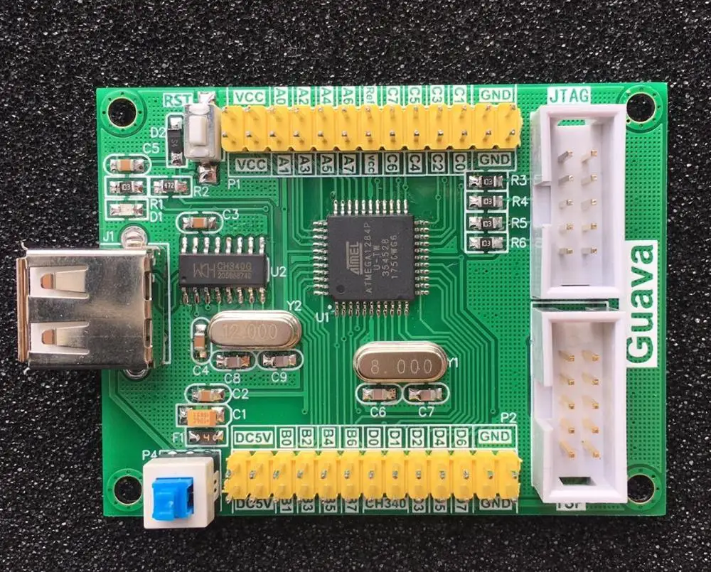 Atmega1284P development board minimum system board 128k flash Atmega1284P development board