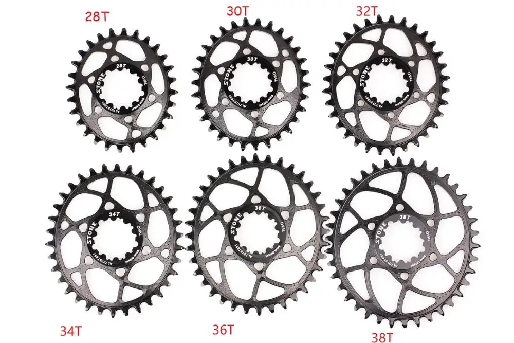 

Овальное кольцо цепи GXP, 6 мм офсетная цепь для Sram xx1 Eagle GX X01 X0 X9 28T до 38T