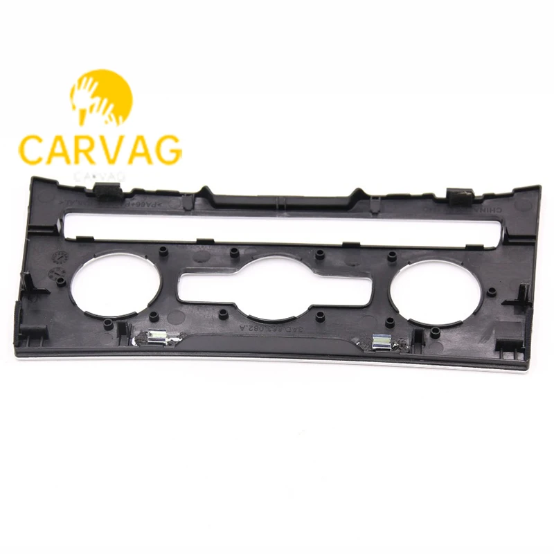 FOR 3AD863082A PASSAT B7 CC BRUSHED ALUMINUM CLIMATRONIC AIR CONDITION CONTROL PANEL 3AD 863 082 A