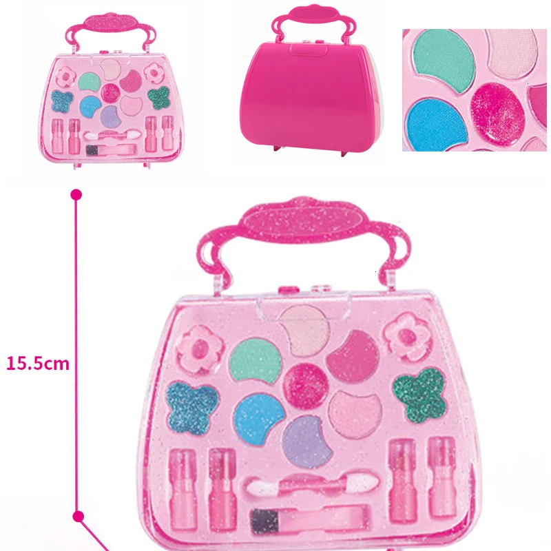 Neonate Make Up Set giocattoli finta gioca borsa cosmetica salone di bellezza giocattolo strumenti per il trucco Kit bambini finta di giocare giocattoli