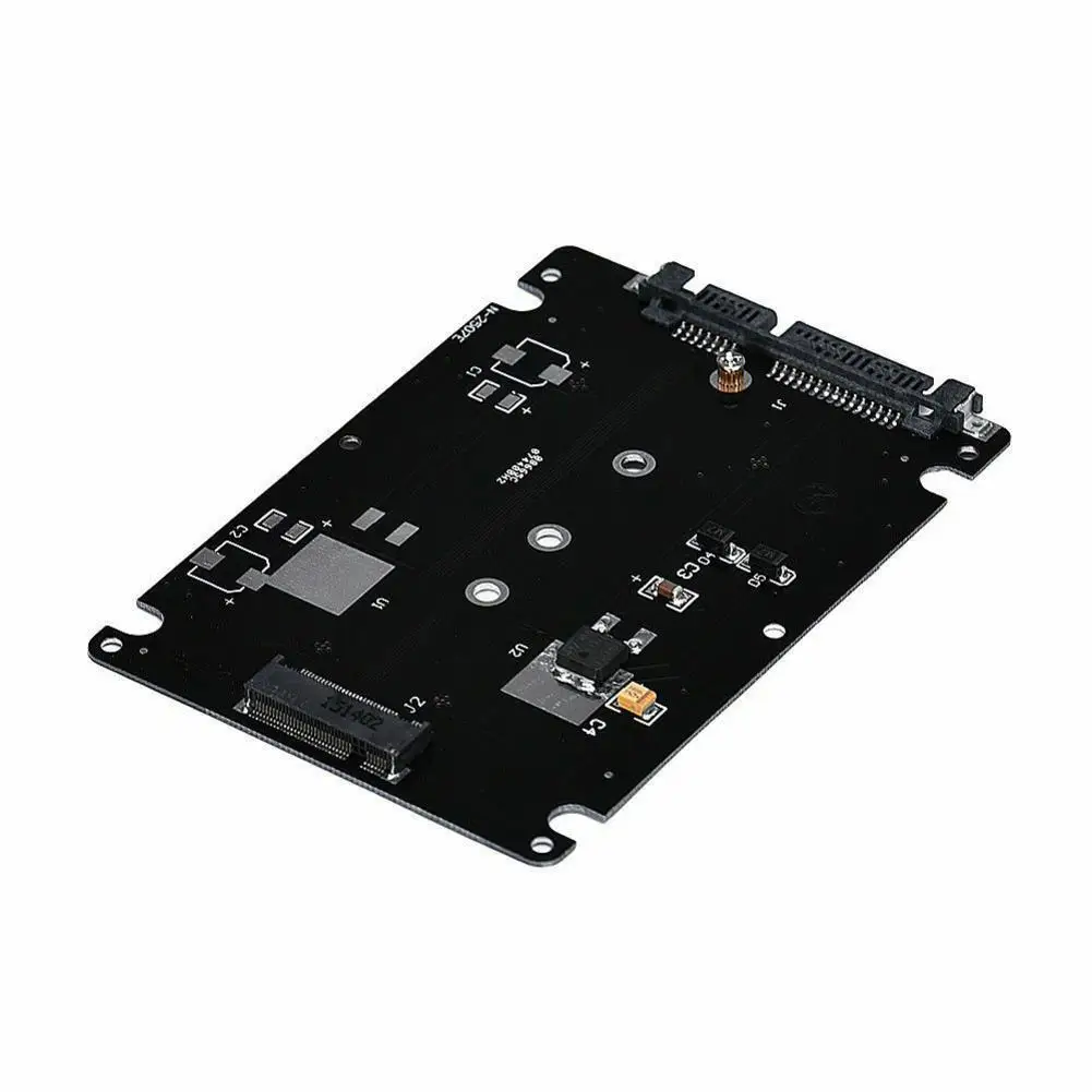 M.2 NGFF SATA SSD To 2.5 inch SATA Adapter Card Case (B M2 Desktop Socket E7U2 Notebook M key ) NGFF Adapter Computer For P M9T3