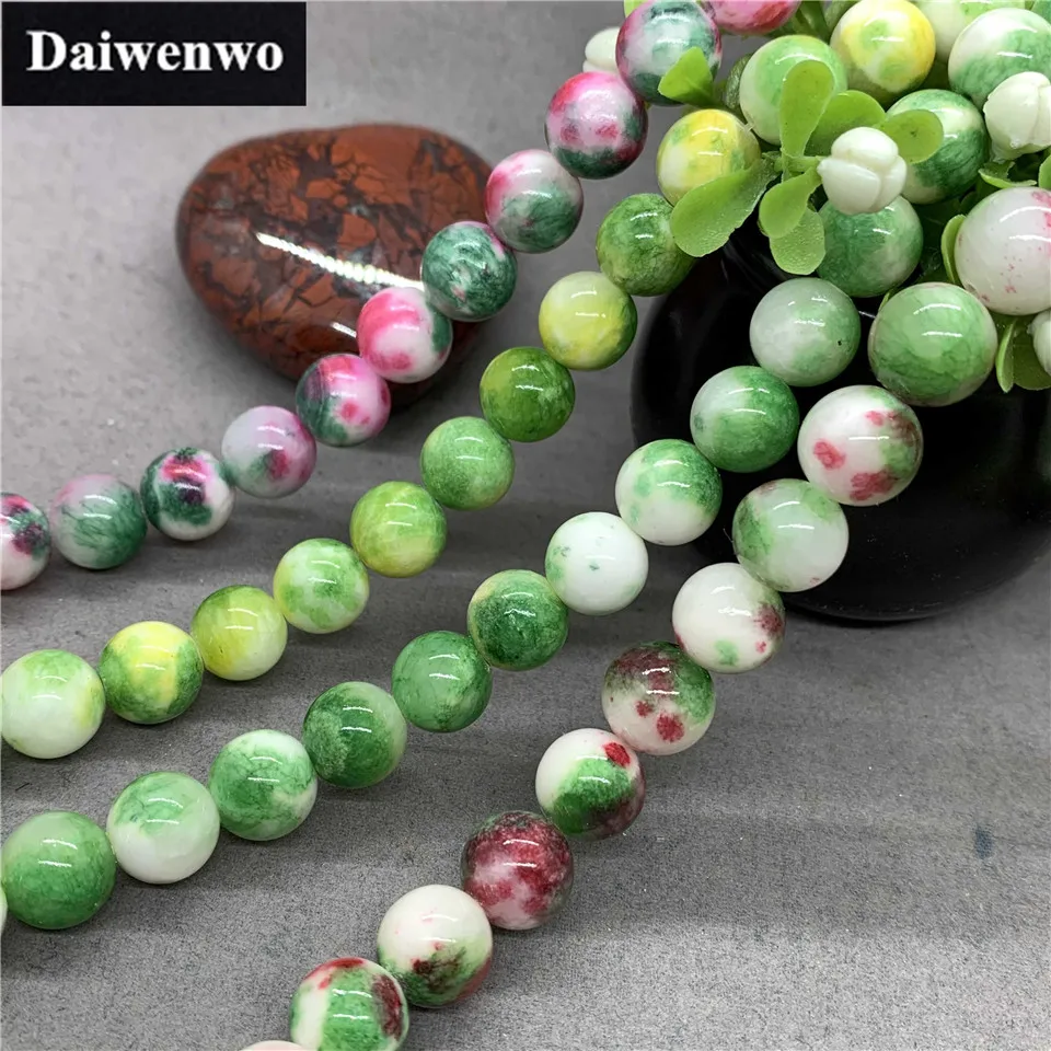 Botswana Agate Jasper Beads Stone Round 4-16mm Gemstone Loose Spacer DIY Jewelry