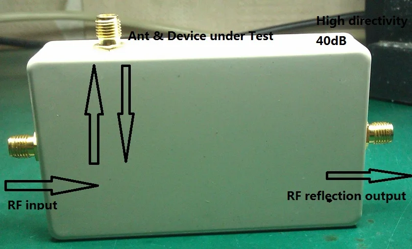 

1MHz -- 1500mhz RF Reflection Bridge VSWR Bridge 40dB