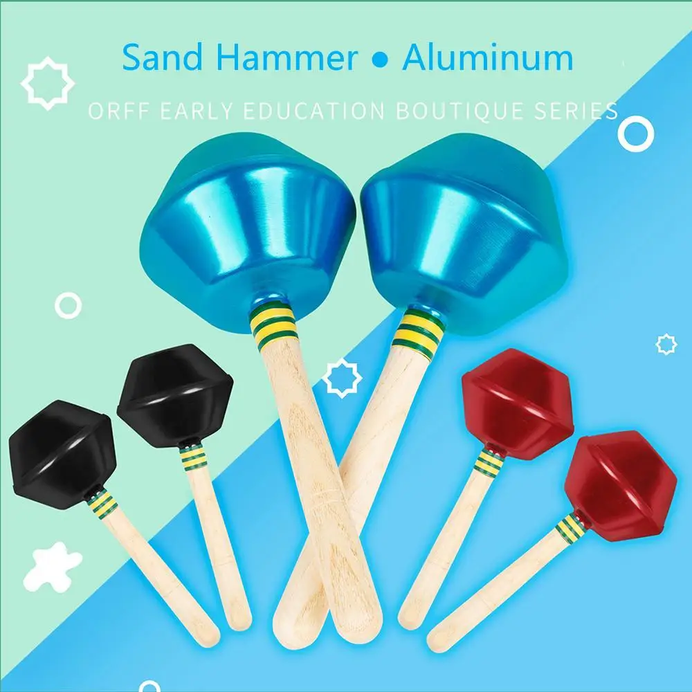 

Orff Musical Instruments Toddlers Sand Hammer Infant Maraca Rattles Shaker Kids Educational Toys Gifts Percussion for Baby