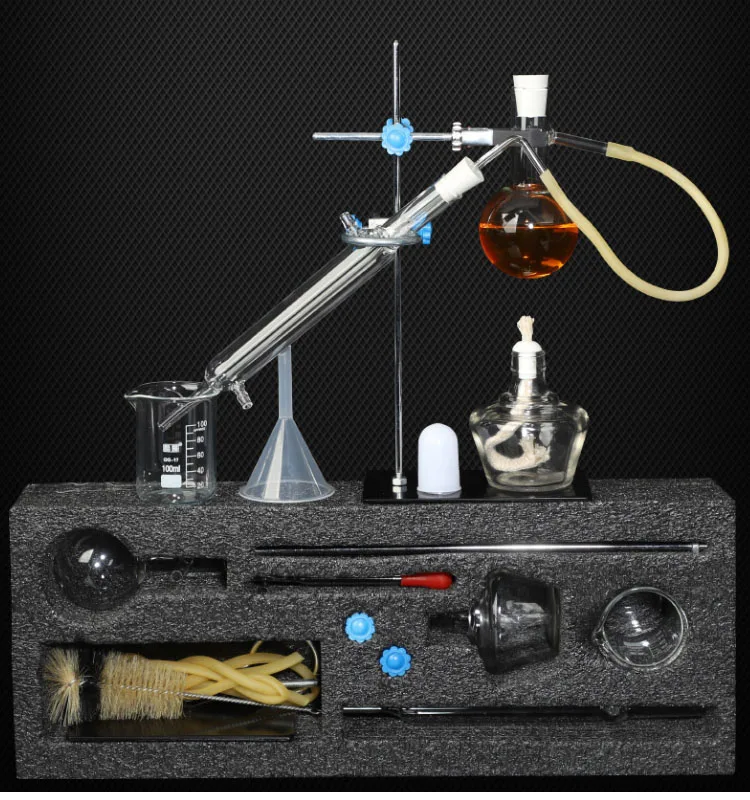 Home DIY Small Distillation Device Kit Chemical Experiment Equipment For Oil extracting And Flower Water production