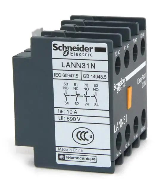 

LANN31N LANN31 D3N instantaneous auxiliary contact module - 3NO+1NC