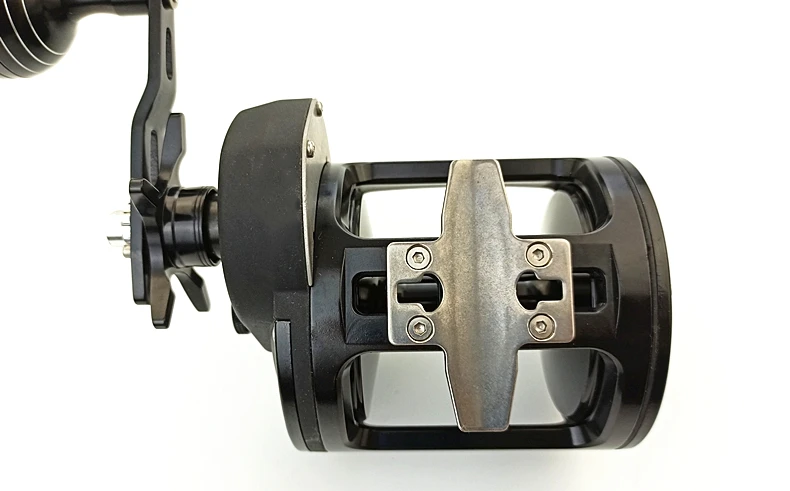 TR10000 Full Metal Heavy Trolling Reel Strong 30kg Drag Power Blue See Boat Fishing Big Drum Reel Right Hand Baitcasting Reel