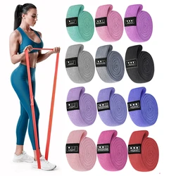 105lb Long Resistance Loop Band Set Unisex Fitness Yoga Elastic Bands Hip Circle Thigh Squat Band Workout Gym Equipment for Home