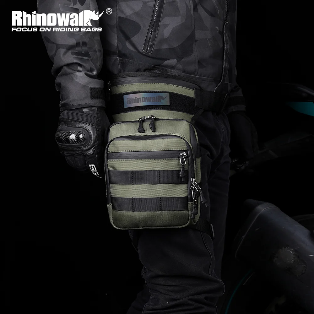 Rhinowalk Motorcycle Waist Leg Bag Big Capacity Tactical Fanny Pack Long Distance Shoulder Bags Travel MotorcycleTactical Chest