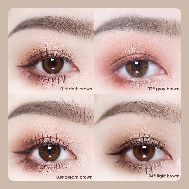 ธรรมชาติ Micro Brow Artist Eyebrow Pencil Smooth กันน้ำติดทนนาน Slim สามเหลี่ยม Precision Brow ดินสอแต่งหน้าเครื่องสำอางค์