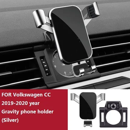 

Mobile Phone Holder For Volkswagen CC 2019-2021 YEAR Air Vent Mount Bracket GPS Phone Holder Clip Stand in Car