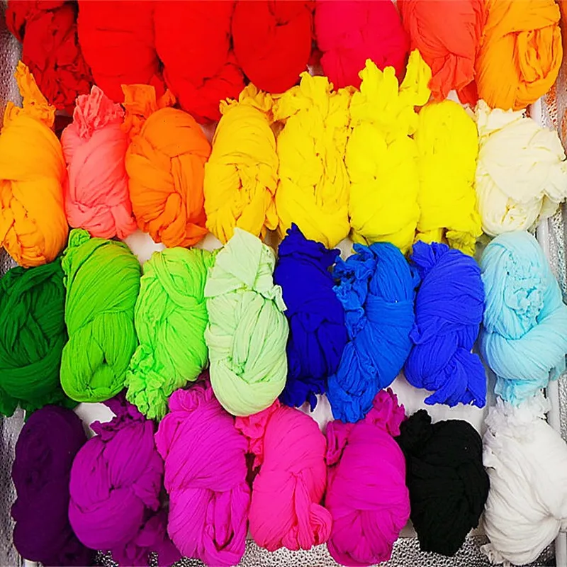 10pcs Tensile Stocking Multicolor Nylon Stocking Flower Material Accessory Handmade DIY Nylon Flower for Home Decoration