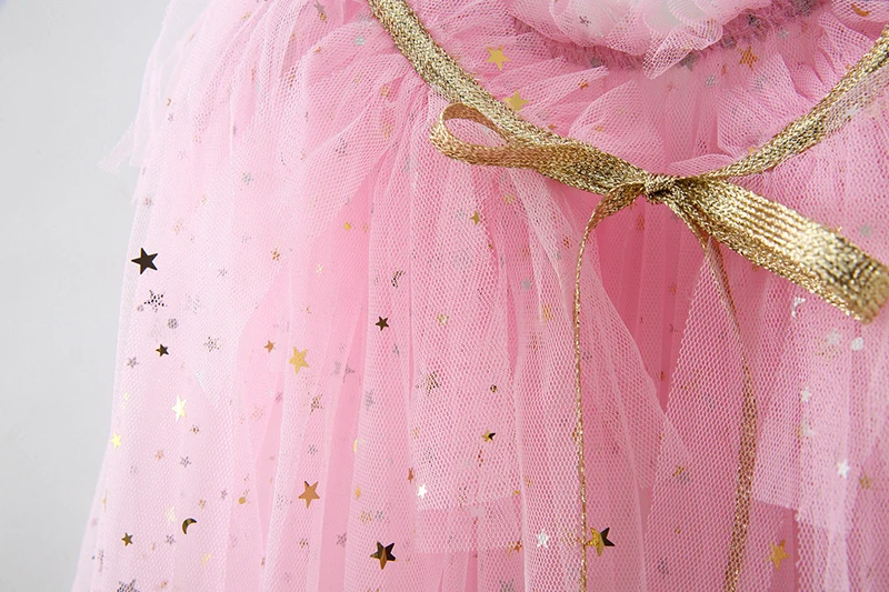 2-10 Jahre Neue Mädchen-Umhängejacke Regenbogen-Netzstoff Modischer Niedlicher Prinzessinnen-Umhang Bunter Tüll-Umhang Party-Geburtstagsgeschenk Kinderkleidung – Detail 22