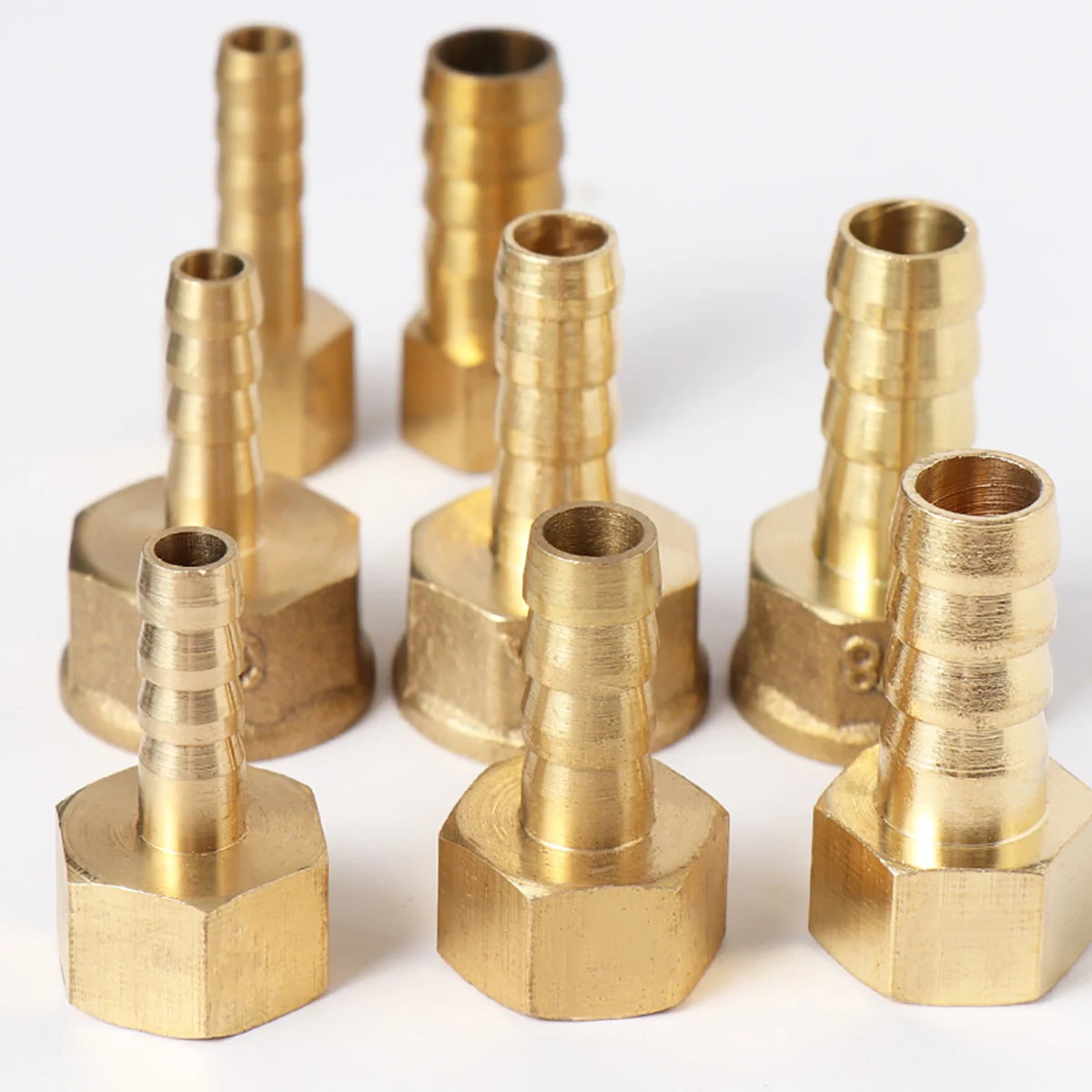 Brass Pagoda Connector 6/8/10/12/14/16/19/25/32mm Hose Barb to 1/8